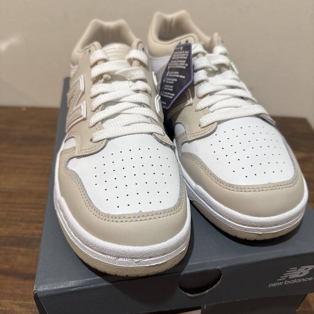 New Balance 480 BB480LBB Sneakers White Cream Lifestyle Shoes Women's Size 9 - Picture 3 of 8
